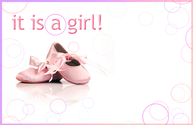 Its a girl - Shoes