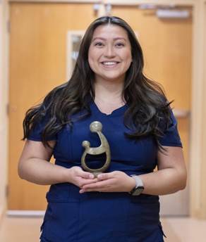 Portrait of Jaecee Acosta, DAISY Award winner.